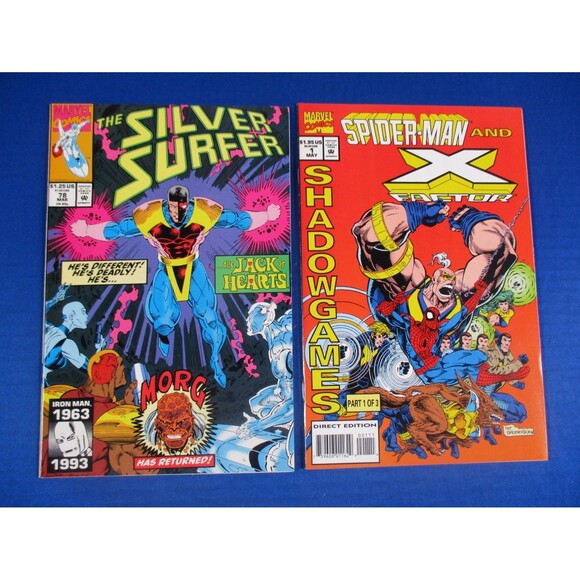 Marvel Comic Book Lot Generation X X Force Cable Silver Surfer X Factor Rogue - Picture 4 of 8